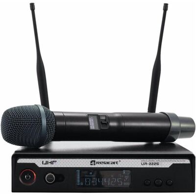 Relacart UR-222S 1-Kanal-UHF-System, Mikrofon Relacart UR-222S 1-Kanal-UHF-System, Mikrofon
