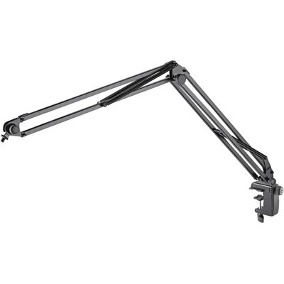 K&M Broadcast Mic-Arm, Mikrofonständer, Schwarz K&M Broadcast Mic-Arm, Mikrofonständer, Schwarz