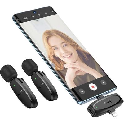 Hoco L15, USB-C / Lightning, 2-Pack, Mikrofon Hoco L15, USB-C / Lightning, 2-Pack, Mikrofon