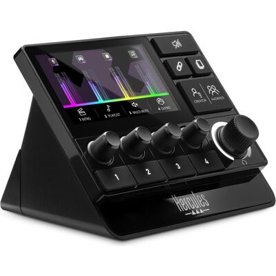 Hercules Stream 200 XLR, Streaming Deck, Schwarz Hercules Stream 200 XLR, Streaming Deck, Schwarz