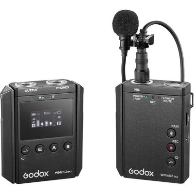 Godox WMicS2 Kit 1 UHF Wireless Microphone System, Mikrofon Godox WMicS2 Kit 1 UHF Wireless Microphone System, Mikrofon