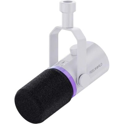 Feelworld PM1-W Microphone - white, Mikrofon Feelworld PM1-W Microphone - white, Mikrofon