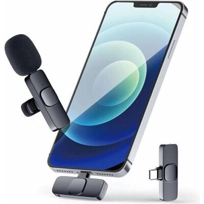 PowerGuard Wireless Mini USB-C Lavalier Smartphone Microphone, Mikrofon PowerGuard Wireless Mini USB-C Lavalier Smartphone Microphone, Mikrofon