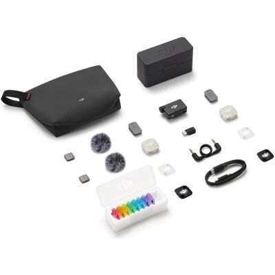 DJI Mic Mini 2S (2 TX + 1 RX + Charging Case), Mikrofon DJI Mic Mini 2S (2 TX + 1 RX + Charging Case), Mikrofon