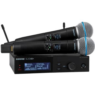 Shure SLXD24D+E/B58-G65, Mikrofon Shure SLXD24D+E/B58-G65, Mikrofon
