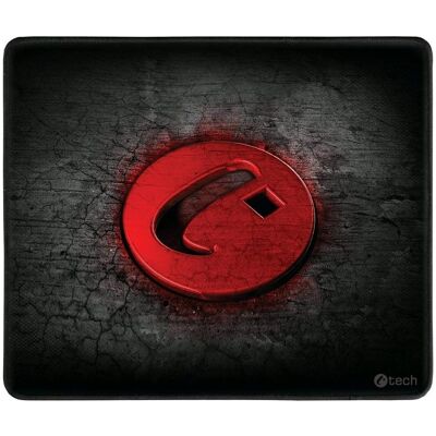 C-Tech GMP-02M Gaming-Mauspad / 320 x 270 x 4 mm / genähte Kanten, Mausmatte, Schwarz C-Tech GMP-02M Gaming-Mauspad / 320 x 270 x 4 mm / genähte Kanten, Mausmatte, Schwarz