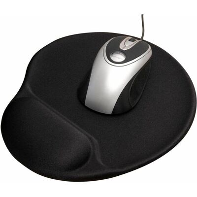 Jobmate MousePad w. Wrist Rest SoftGel, Mausmatte, Schwarz Jobmate MousePad w. Wrist Rest SoftGel, Mausmatte, Schwarz