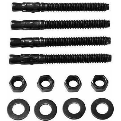 Ergotron Attachment Options Hardware Kit for Base (4) concrete stud anchors, 9.5 x 95, 500 g, Monitor Zubehör Ergotron Attachment Options Hardware Kit for Base (4) concrete stud anchors, 9.5 x 95, 500 g, Monitor Zubehör