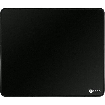 C-Tech Mauspad MP-01, schwarz, 320x270x4mm, umsäumte Ränder, Mausmatte, Schwarz C-Tech Mauspad MP-01, schwarz, 320x270x4mm, umsäumte Ränder, Mausmatte, Schwarz