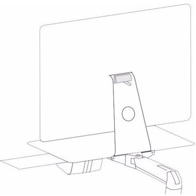 Ergotron Montagekomponente (Reibungskeil) für iMac, TV Zubehör, Schwarz Ergotron Montagekomponente (Reibungskeil) für iMac, TV Zubehör, Schwarz