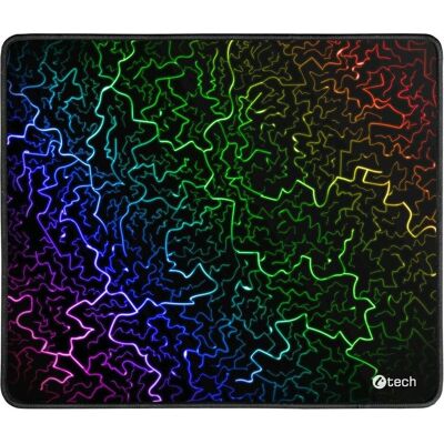 C-Tech Gaming-Mauspad ANTHEA ARC, bunt, für Gaming, 320x270x4mm, genähte Kanten, Mausmatte, Mehrfarbig C-Tech Gaming-Mauspad ANTHEA ARC, bunt, für Gaming, 320x270x4mm, genähte Kanten, Mausmatte, Mehrfarbig