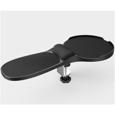 Q-Connect Armlehne, mit Mauspad und Handgelenkstütze, schwarz, Mausmatte, Schwarz Q-Connect Armlehne, mit Mauspad und Handgelenkstütze, schwarz, Mausmatte, Schwarz