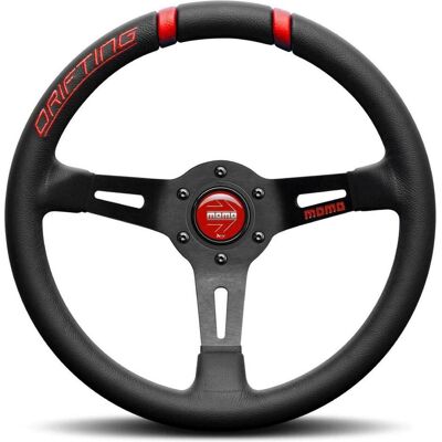 Momo Rennsport-Lenkrad DRIFTING / Ø 33 cm, Gaming Controller, Rot, Schwarz Momo Rennsport-Lenkrad DRIFTING / Ø 33 cm, Gaming Controller, Rot, Schwarz