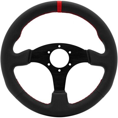 Simagic P-330R Lenkrad w/o Hub, 330mm - Leder, Gaming Controller, Schwarz Simagic P-330R Lenkrad w/o Hub, 330mm - Leder, Gaming Controller, Schwarz