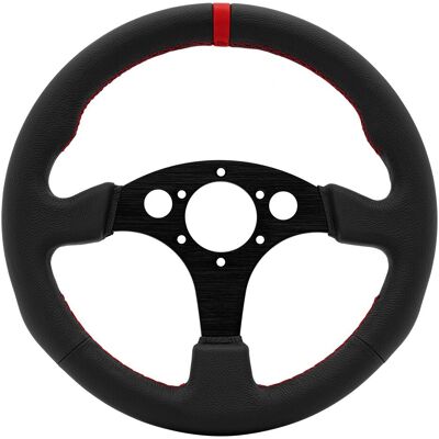 Simagic P-330R Lenkrad w/o Hub (K), 330mm - Leder (PC), Gaming Controller, Schwarz Simagic P-330R Lenkrad w/o Hub (K), 330mm - Leder (PC), Gaming Controller, Schwarz