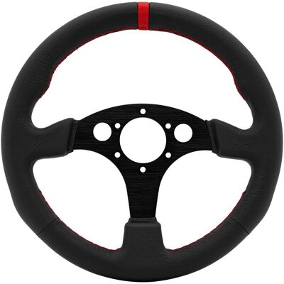 Simagic P-330R Lenkrad w/o Hub (K), 330mm - Leder (PC), Gaming Controller, Schwarz Simagic P-330R Lenkrad w/o Hub (K), 330mm - Leder (PC), Gaming Controller, Schwarz
