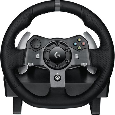Logitech G G920 Driving Force (Xbox, PC) (PC, Xbox One S, Xbox One X, Xbox Series S, Xbox Series X), Gaming Controller, Schwarz Logitech G G920 Driving Force (Xbox, PC) (PC, Xbox One S, Xbox One X, Xbox Series S, Xbox Series X), Gaming Controller, Schwarz