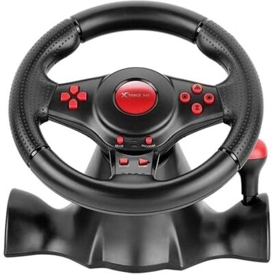 Xtrike Me Driving racing wheel GP-903 black (Android, PC, PS3, PS4, Switch, Xbox 360, Xbox One S), Gaming Controller, Schwarz Xtrike Me Driving racing wheel GP-903 black (Android, PC, PS3, PS4, Switch, Xbox 360, Xbox One S), Gaming Controller, Schwarz