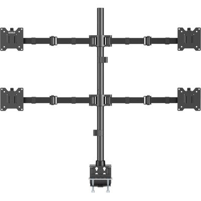 SpeaKa Professional SP-MM-541 4fach Monitor-Tischhalterung 43,2 cm (17") - 88,9 (Tisch, 35", 15 kg), Monitor Halterung, Schwarz SpeaKa Professional SP-MM-541 4fach Monitor-Tischhalterung 43,2 cm (17") - 88,9 (Tisch, 35", 15 kg), Monitor Halterung, Schwarz