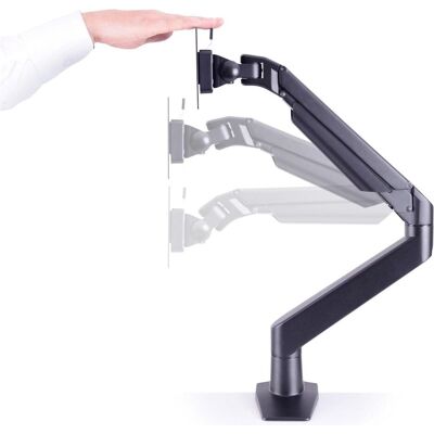 Multibrackets Gasliftarm Single (Tisch, 32", 10 kg), Monitor Halterung, Schwarz Multibrackets Gasliftarm Single (Tisch, 32", 10 kg), Monitor Halterung, Schwarz