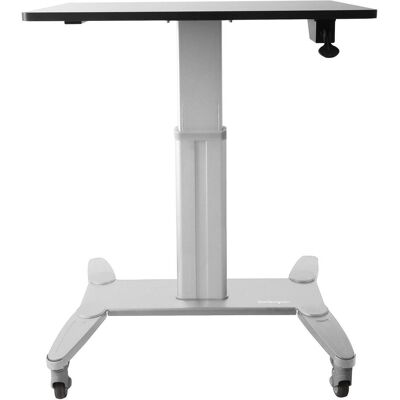StarTech Mobiler Sitz-/Steh-Arbeitsplatz, Monitor Erhöhung, Schwarz, Silber StarTech Mobiler Sitz-/Steh-Arbeitsplatz, Monitor Erhöhung, Schwarz, Silber