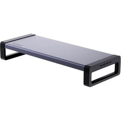 Orico Monitor stand with USB 3.0 hub and QC 3.0 (Tisch, 20 kg), Monitor Halterung, Grau Orico Monitor stand with USB 3.0 hub and QC 3.0 (Tisch, 20 kg), Monitor Halterung, Grau