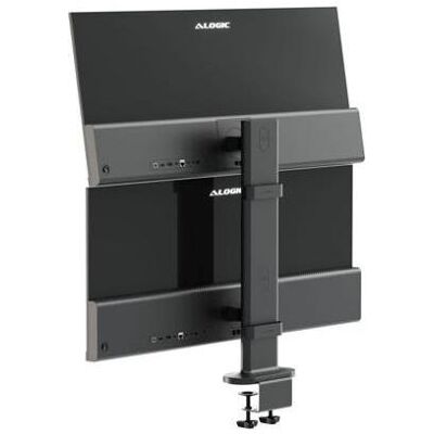 Alogic Ständer Elevate 34" Dual vertical Monitor spacegray (Tisch, 34", 12 kg), Monitor Halterung, Grau Alogic Ständer Elevate 34" Dual vertical Monitor spacegray (Tisch, 34", 12 kg), Monitor Halterung, Grau
