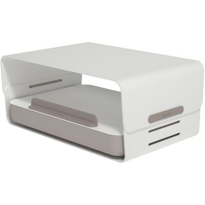 Dataflex Addit Bento Ergonomic Desk set 220, Notebook Ständer, Weiss Dataflex Addit Bento Ergonomic Desk set 220, Notebook Ständer, Weiss