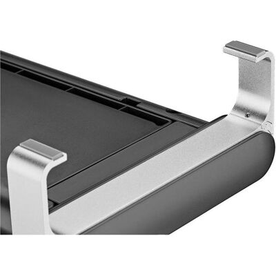 myWall Hyper Gaming Monitor Rack, Monitor Erhöhung, Schwarz, Silber myWall Hyper Gaming Monitor Rack, Monitor Erhöhung, Schwarz, Silber