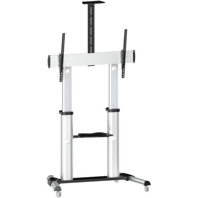 Reflecta 100VC-Shelf - Aufstellung für TV - Aluminium - Schwarz, Silber - Bildschirmgrösse (100 kg, 60" - 100"), TV Ständer, Schwarz Reflecta 100VC-Shelf - Aufstellung für TV - Aluminium - Schwarz, Silber - Bildschirmgrösse (100 kg, 60" - 100"), TV Ständer, Schwarz