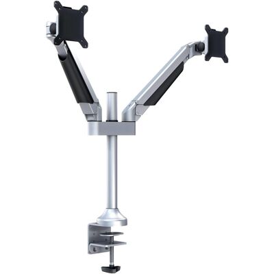 Multibrackets Tischhalterung Gas Lift Arm Dual (Tisch, 32", 10 kg), Monitor Halterung, Silber Multibrackets Tischhalterung Gas Lift Arm Dual (Tisch, 32", 10 kg), Monitor Halterung, Silber