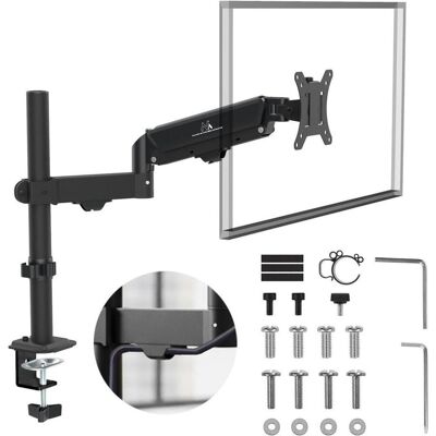 Maclean UCHWYT NA MONITOR SPRĘŻYNA GAZOWA 17 -32 2-10KG CZARNY MC-135 (Tisch, 32", 10 kg), Monitor Halterung, Schwarz Maclean UCHWYT NA MONITOR SPRĘŻYNA GAZOWA 17 -32 2-10KG CZARNY MC-135 (Tisch, 32", 10 kg), Monitor Halterung, Schwarz