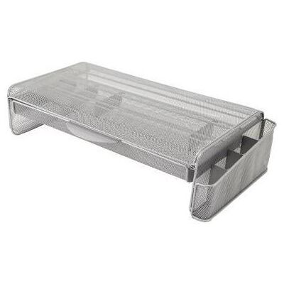 Alba Monitor Stand MESHUP M silber (Tisch, 15"), Monitor Halterung, Grau Alba Monitor Stand MESHUP M silber (Tisch, 15"), Monitor Halterung, Grau