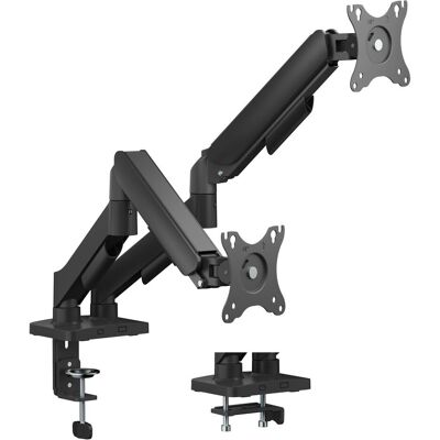 Equip Tischhalterung 17"-32"/2TFT 360° Gasfeder 9Kg schwarz (Tisch, 32", 9 kg), Monitor Halterung, Schwarz Equip Tischhalterung 17"-32"/2TFT 360° Gasfeder 9Kg schwarz (Tisch, 32", 9 kg), Monitor Halterung, Schwarz