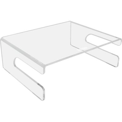 Desq Monitorständer, Monitor Erhöhung, Transparent Desq Monitorständer, Monitor Erhöhung, Transparent
