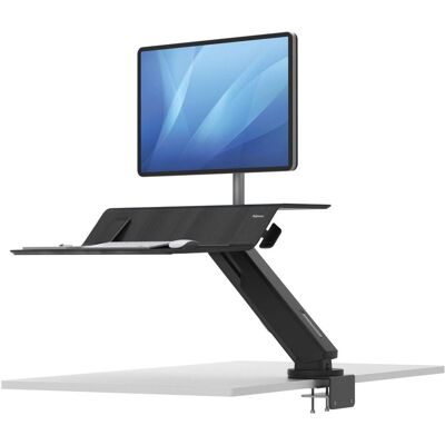 Fellowes Lotus™ RT Sitz-Steh-Workstation, für 1 Monitor, Monitor Erhöhung, Schwarz Fellowes Lotus™ RT Sitz-Steh-Workstation, für 1 Monitor, Monitor Erhöhung, Schwarz
