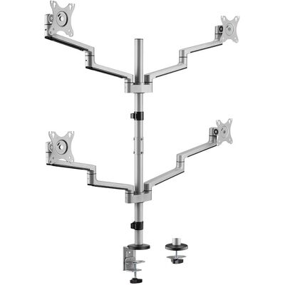 LogiLink Prüfen (Tisch, 32", 6 kg), Monitor Halterung, Silber LogiLink Prüfen (Tisch, 32", 6 kg), Monitor Halterung, Silber