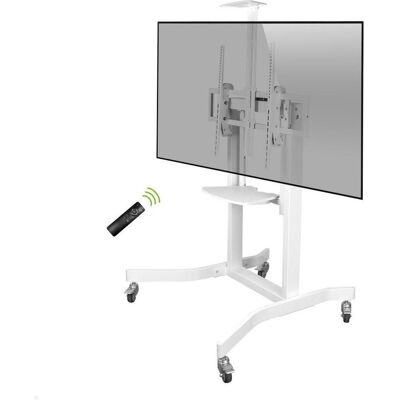 MonLines MBS012W Elektrischer Monitorständer auf Rollen mit Ablage bis 98 Zoll, Monitor Halterung MonLines MBS012W Elektrischer Monitorständer auf Rollen mit Ablage bis 98 Zoll, Monitor Halterung