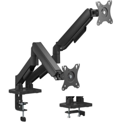 eSTUFF Dual Gas Spring Monitor Mount (Tisch, 32", 9 kg), Monitor Halterung, Schwarz eSTUFF Dual Gas Spring Monitor Mount (Tisch, 32", 9 kg), Monitor Halterung, Schwarz