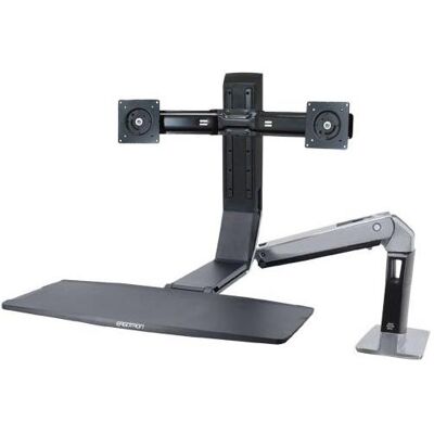 Ergotron Workfit-A Ii, Dual (Tisch, 22", 11.30 kg), Monitor Halterung, Schwarz Ergotron Workfit-A Ii, Dual (Tisch, 22", 11.30 kg), Monitor Halterung, Schwarz