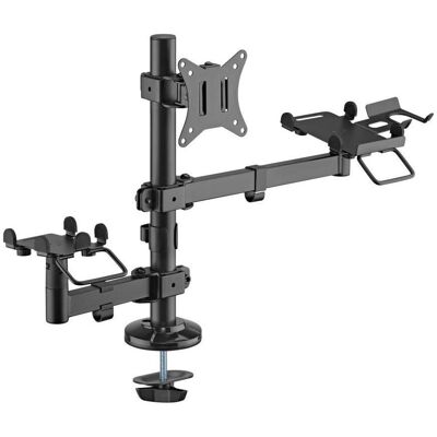 Sbox PTM-02S POS terminal / POS printer / monitor mount Universal (32", 9 kg), Monitor Halterung, Schwarz Sbox PTM-02S POS terminal / POS printer / monitor mount Universal (32", 9 kg), Monitor Halterung, Schwarz