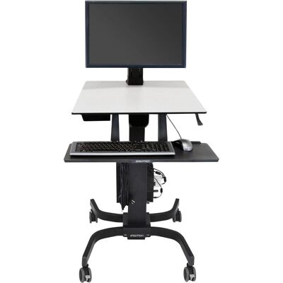 Ergotron WorkFit-C, Monitor Erhöhung, Schwarz, Grau Ergotron WorkFit-C, Monitor Erhöhung, Schwarz, Grau