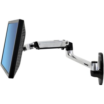Ergotron LX Monitor Arm mit patentierter CF-Technologie (Wand, 32", 9.10 kg), Monitor Halterung, Silber Ergotron LX Monitor Arm mit patentierter CF-Technologie (Wand, 32", 9.10 kg), Monitor Halterung, Silber