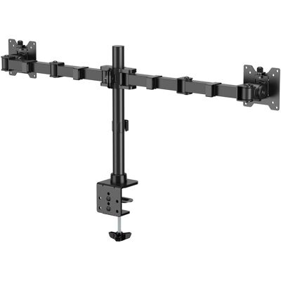 Equip Tischhalterung 17"-35"/2TFT 360° H.Leist. 20Kg schwarz (Tisch, 35", 20 kg), Monitor Halterung, Schwarz Equip Tischhalterung 17"-35"/2TFT 360° H.Leist. 20Kg schwarz (Tisch, 35", 20 kg), Monitor Halterung, Schwarz