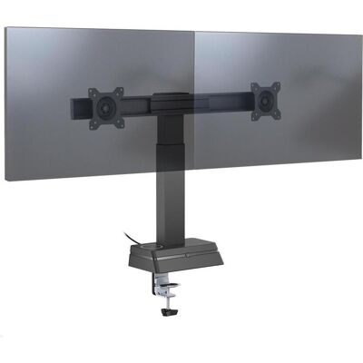 MonLines MTH021B dual Monitor Tischhalterung elektrisch 17 - 27 Zoll, schwarz (Tisch, 27"), Monitor Halterung, Schwarz MonLines MTH021B dual Monitor Tischhalterung elektrisch 17 - 27 Zoll, schwarz (Tisch, 27"), Monitor Halterung, Schwarz