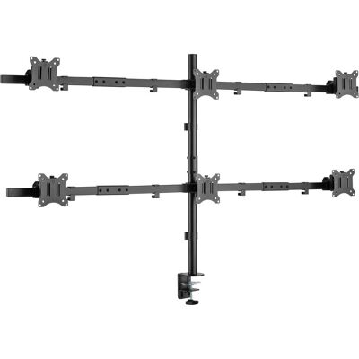 Sbox LCD-352/6-2 (17-32/7x7kg/100x100) (Tisch, 32", 7 kg), Monitor Halterung, Schwarz Sbox LCD-352/6-2 (17-32/7x7kg/100x100) (Tisch, 32", 7 kg), Monitor Halterung, Schwarz