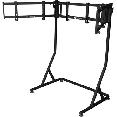 Thermaltake Triple Monitor Stand Pro Black (schwarz, f?r Monitore 17" - 55") (Boden, 55"), Monitor Halterung, Schwarz Thermaltake Triple Monitor Stand Pro Black (schwarz, f?r Monitore 17" - 55") (Boden, 55"), Monitor Halterung, Schwarz