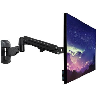 Lindy Display Wall Mount W/ Gas Strut (Wand, 32", 9 kg), Monitor Halterung, Schwarz Lindy Display Wall Mount W/ Gas Strut (Wand, 32", 9 kg), Monitor Halterung, Schwarz
