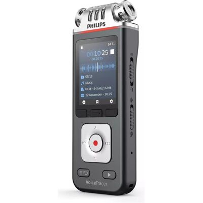 Philips DVT 8115 (8 GB), Diktiergerät, Grau Philips DVT 8115 (8 GB), Diktiergerät, Grau