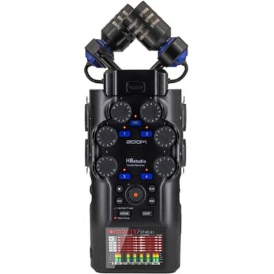 Zoom H6studio Handy Recorder (Handheld, Mehrspurrecorder), Audiorecorder, Schwarz Zoom H6studio Handy Recorder (Handheld, Mehrspurrecorder), Audiorecorder, Schwarz